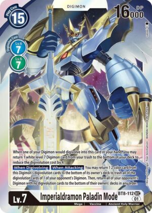 Imperialdramon Paladin Mode - New Awakening (BT08-112 SEC)