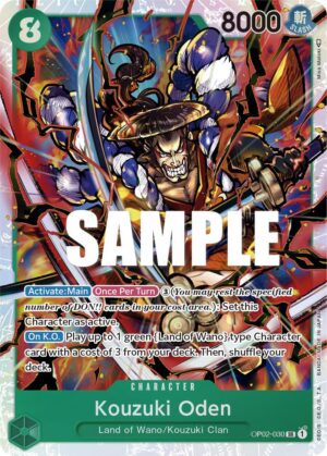 Kouzuki Oden - Paramount War (OP02-030 SR)