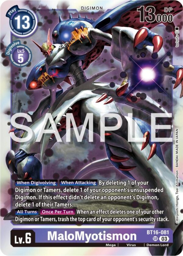 MaloMyotismon - Beginning Observer (BT16-081 SR)
