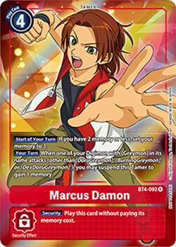 Marcus Damon (Box Topper) - Great Legend (BT04-092 R)