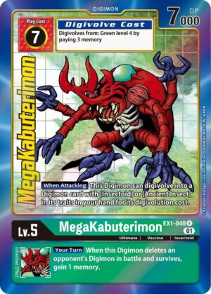 MegaKabuterimon (Alternate Art) - Classic Collection (EX1-040 R)