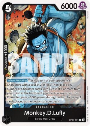 Monkey.D.Luffy (091) - 500 Years in the Future (OP07-091 R)