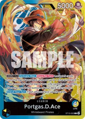 Portgas.D.Ace (002) - Ultra Deck: The Three Brothers (ST13-002 L)