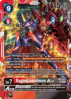 RagnaLoardmon ACE - Infernal Ascension (EX6-011 SR)