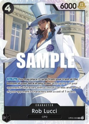Rob Lucci (093) - Awakening of the New Era (OP05-093 SR)