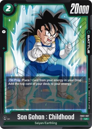 Son Gohan : Childhood - FB02-087 - Blazing Aura (FB02-087 UC)