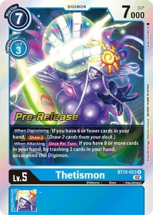 Thetismon - Xros Encounter Pre-Release Cards (BT10_PR)