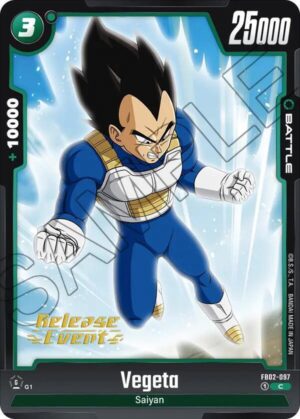 Vegeta - FB02-097 - Blazing Aura Release Event Cards (FB02_PR)