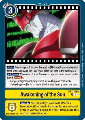 Awakening of the Sun - Secret Crisis (BT17-099 U)