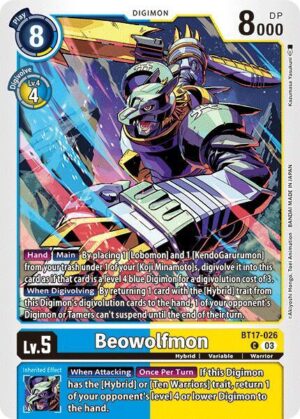 Beowolfmon - Secret Crisis (BT17-026 C)