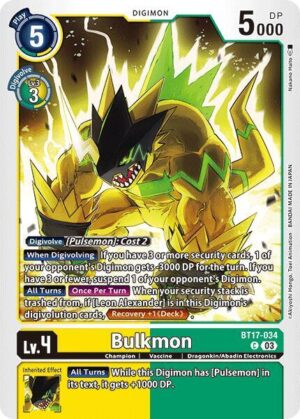 Bulkmon - Secret Crisis (BT17-034 C)