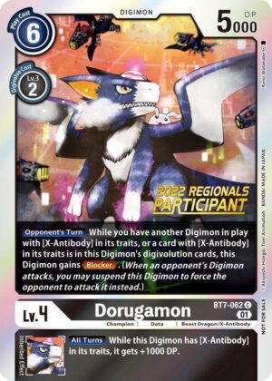 Dorugamon (2022 Championship Offline Regional) [Online Participant] - Next Adventure (BT07)