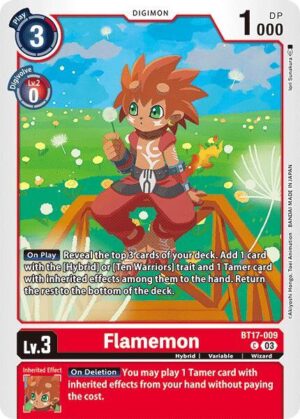 Flamemon - Secret Crisis (BT17-009 C)