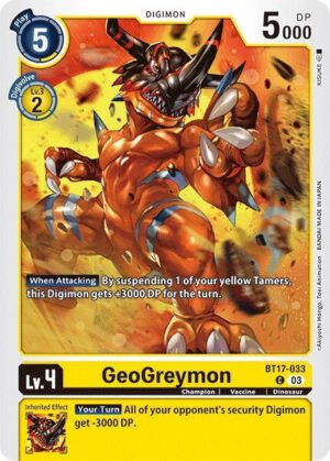 GeoGreymon - Secret Crisis (BT17-033 C)