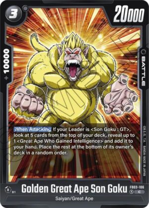 Golden Great Ape Son Goku - Raging Roar (FB03-106 C)