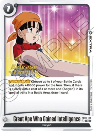 Great Ape Who Gained Intelligence - Raging Roar Release Event Cards (FB03_PR)