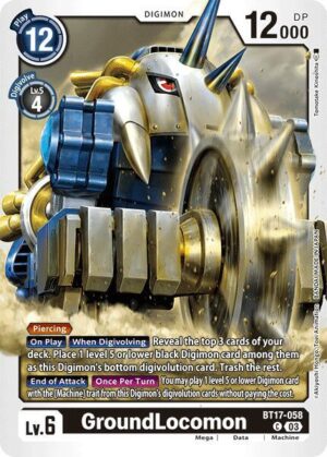 GroundLocomon - Secret Crisis (BT17-058 C)