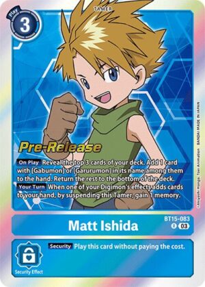 Matt Ishida - Exceed Apocalypse Pre-Release Cards (BT15_PR)