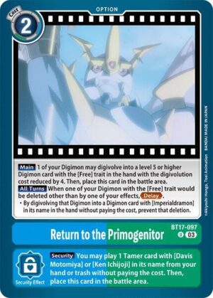 Return to the Primogenitor - Secret Crisis (BT17-097 U)