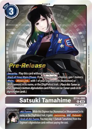 Satsuki Tamahime - Blast Ace Pre-Release Cards (BT14_PR)