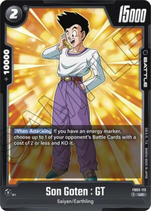 Son Goten : GT - Raging Roar (FB03-113 UC)