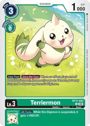 Terriermon - Secret Crisis (BT17-043 C)
