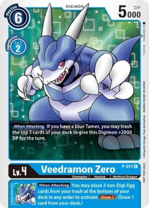 Veedramon Zero - P-011 - Digimon Promotion Cards (D-PR)