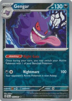 Gengar - 057/091 - Uncommon Reverse Holo