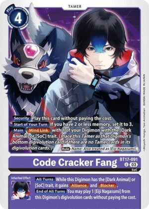 Code Cracker Fang - Secret Crisis (BT17-091 U)