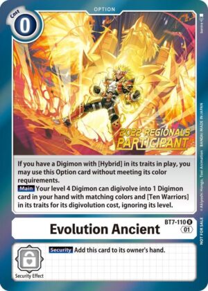 Evolution Ancient (2022 Championship Offline Regional) [Online Participant] - Next Adventure (BT07)