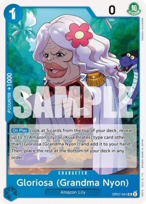 Gloriosa (Grandma Nyon) - 500 Years in the Future (OP07-041 UC)