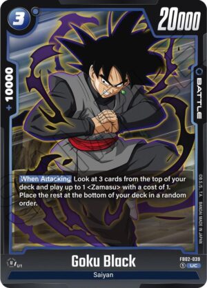 Goku Black - FB02-039 - Blazing Aura (FB02-039 UC)
