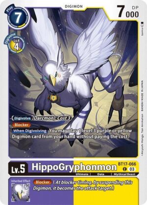 HippoGryphonmon - Secret Crisis (BT17-066 C)