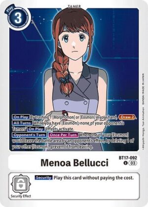 Menoa Bellucci - Secret Crisis (BT17-092 U)