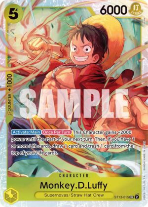Monkey.D.Luffy (015) - Ultra Deck: The Three Brothers (ST13-015 SR)