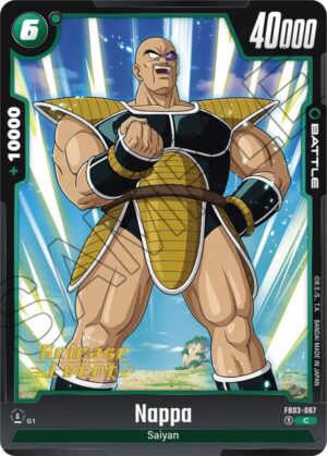 Nappa - Raging Roar Release Event Cards (FB03_PR)