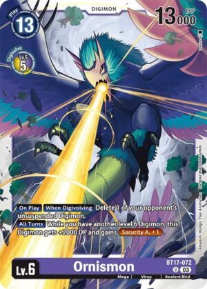 Ornismon - Secret Crisis (BT17-072 U)