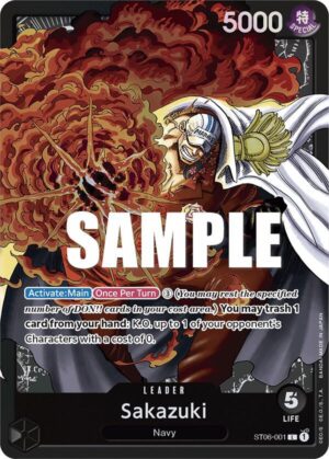 Sakazuki - Starter Deck 6: Absolute Justice (ST06-001 L)