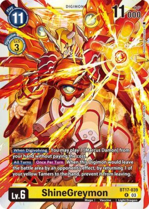 ShineGreymon - Secret Crisis (BT17-039 R)