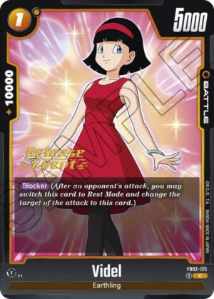 Videl - FB02-125 - Blazing Aura Release Event Cards (FB02_PR)