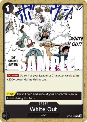 White Out - Starter Deck 6: Absolute Justice (ST06-016 C)