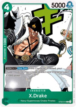X.Drake - Starter Deck 2: Worst Generation (ST02-014 C)