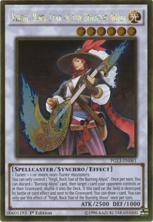 Virgil, Rock Star of the Burning Abyss - PGL3-EN061 - Gold Rare