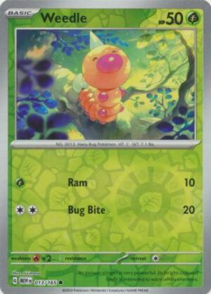 Weedle - 013/165 - Common Reverse Holo