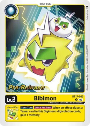 Bibimon - Secret Crisis Pre-Release Cards (BT17_PR)