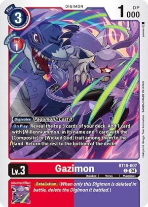 Gazimon - Release Special Booster 2.0 (BT18-007 C)