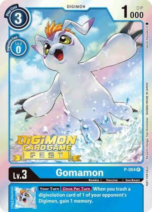 Gomamon - P-004 (Digimon Card Game Fest 2022) - Digimon Promotion Cards (D-PR)