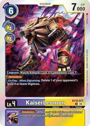 KaiserLeomon - Release Special Booster 2.0 (BT18-077 R)