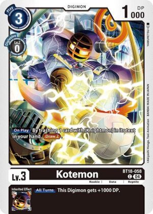 Kotemon - Release Special Booster 2.0 (BT18-058 C)