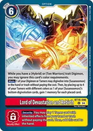 Lord of Devastation and Rebirth - Release Special Booster 2.0 (BT18-096 U)